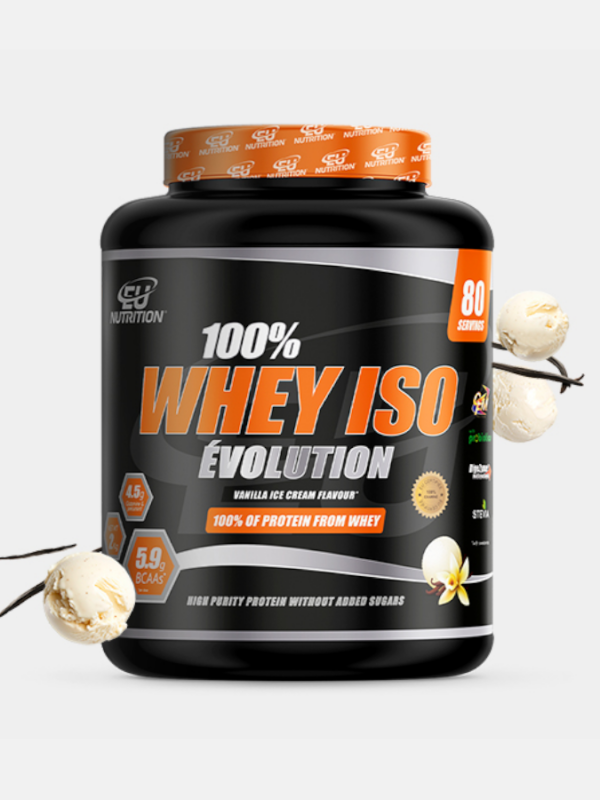 100% Whey Isolate Évolution Vanilla Ice Cream - 2Kg - EU Nutrition