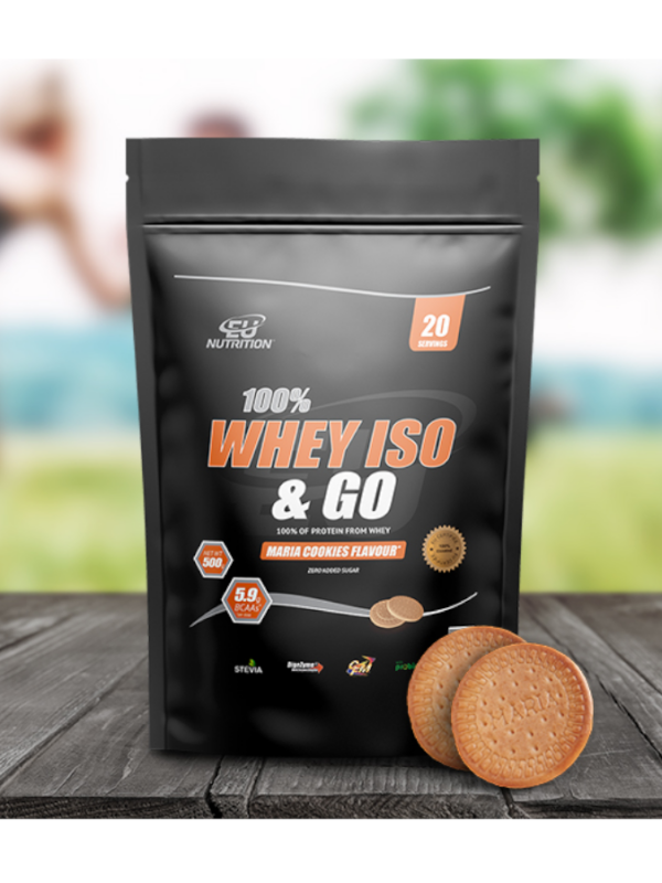 100% Whey Iso & Go Maria Cookies - 500g - EU Nutrition