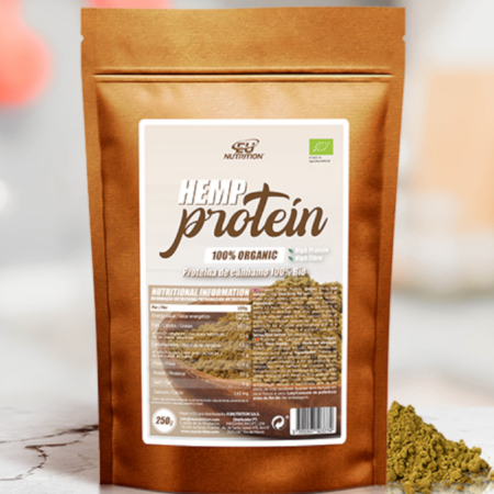 Hemp Protein 100% Organic – 250g – EU Nutrition