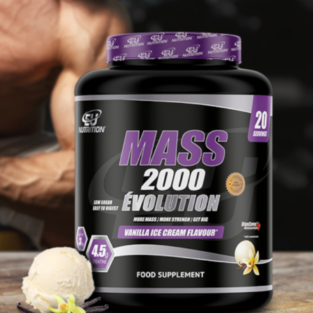 Mass Évolution 2000 Vanilla Ice Cream – 3Kg – EU Nutrition