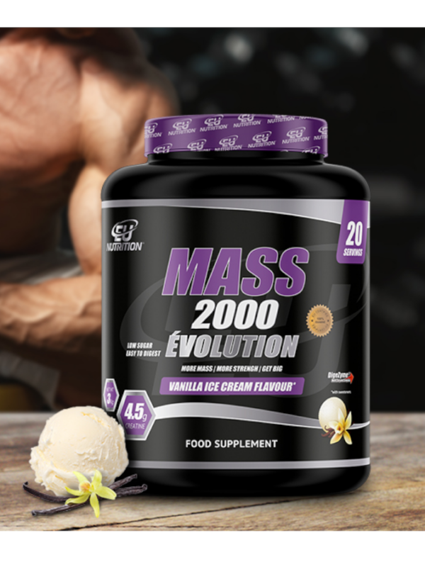 Mass Évolution 2000 Vanilla Ice Cream - 3Kg - EU Nutrition