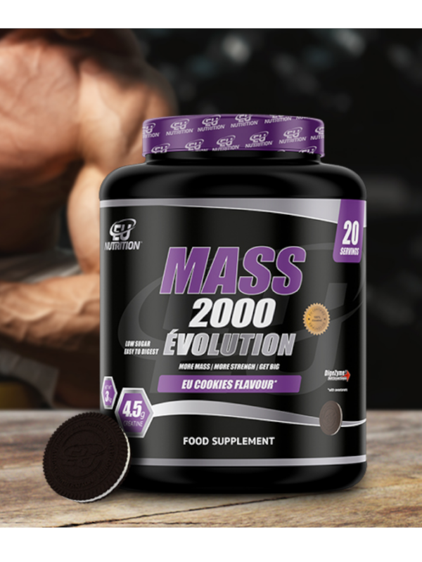 Mass Évolution 2000 EU Cookies - 3Kg - EU Nutrition