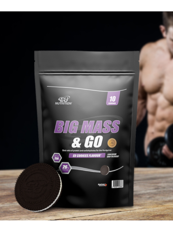 Big Mass & Go EU Cookies - 750g - Eu Nutrition