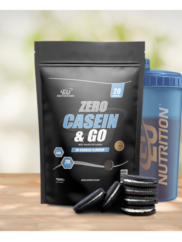 Zero Casein & Go EU Cookies - 500g - Eu Nutrition