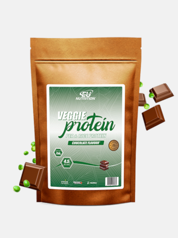 Veggie Protein Pea and Rice Chocolate - 750g - Eu Nutrition