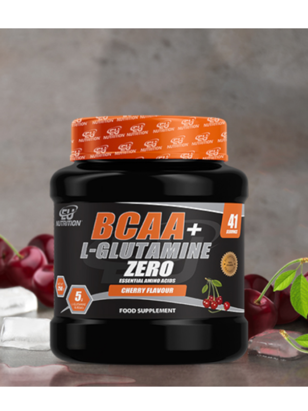 BCAA + L-Glutamine Zero Cherry - 250g - EU Nutrition