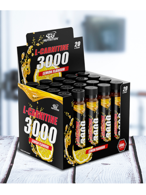 L-Carnitine 3000 Limão - 20 Unidoses 25ml - EU Nutrition