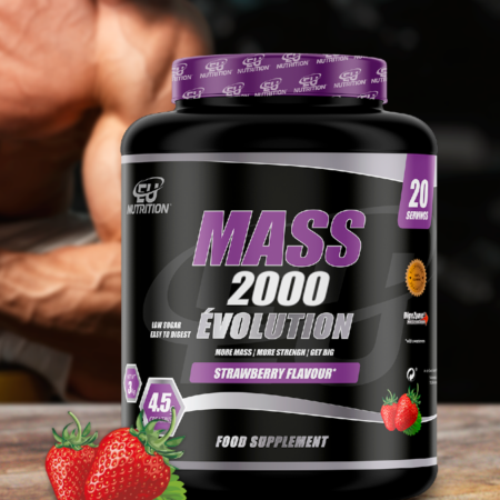 Mass Évolution 2000 Strawberry – 3Kg – EU Nutrition