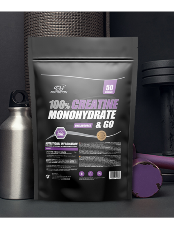 100% Creatine Monohydrate & Go - 250g - Eu Nutrition