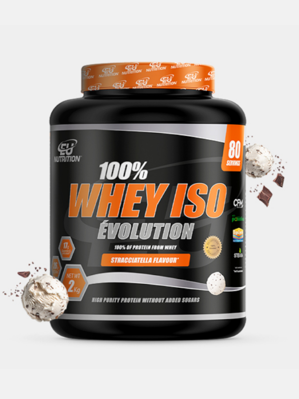 100% Whey Isolate Évolution Stracciatella - 2Kg - EU Nutrition