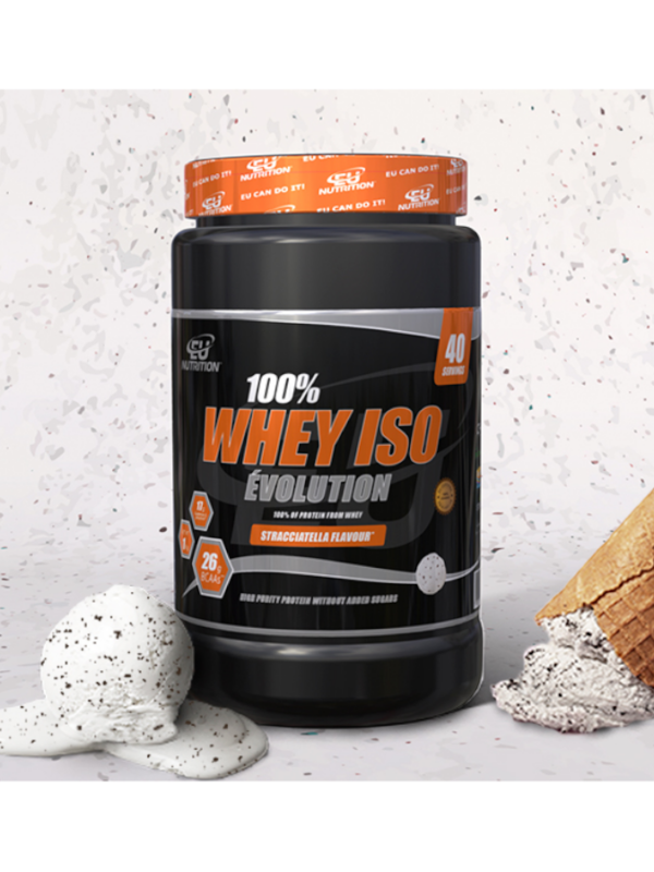 100% Whey Isolate Évolution Stracciatella - 1Kg - EU Nutrition