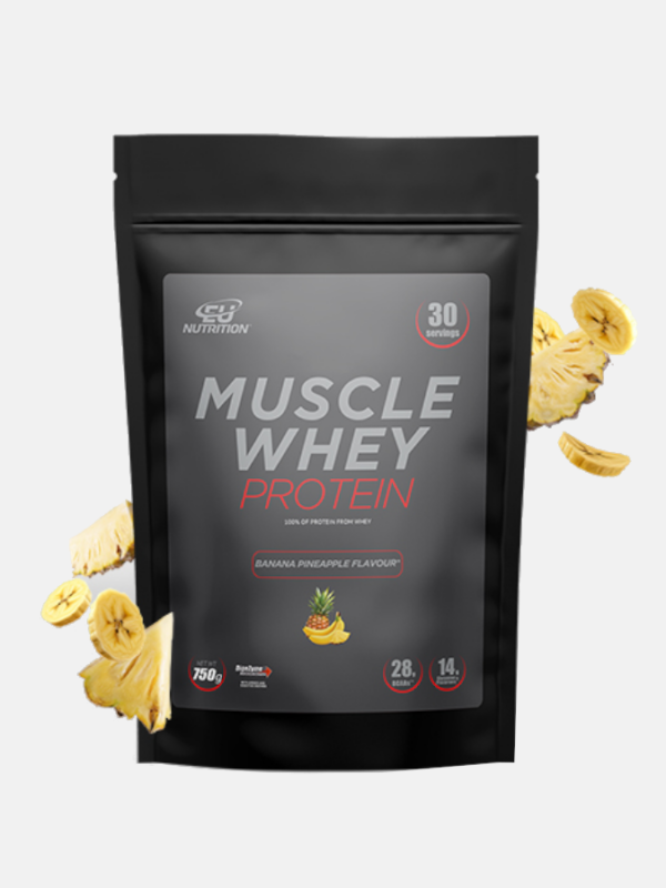 Muscle Whey Protein Banana & Pineapple - 750g - EU Nutrition