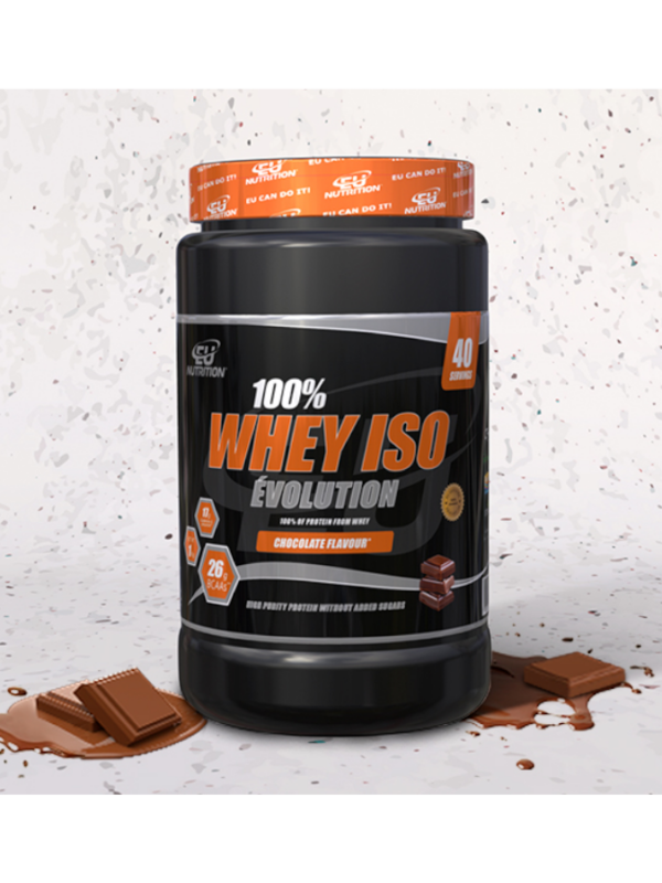 100% Whey Isolate Évolution Chocolate - 1Kg - EU Nutrition