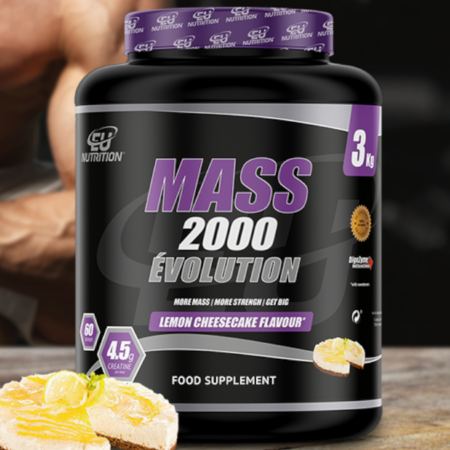 Mass Évolution 2000 Lemon Yoghurt – 3Kg – EU Nutrition