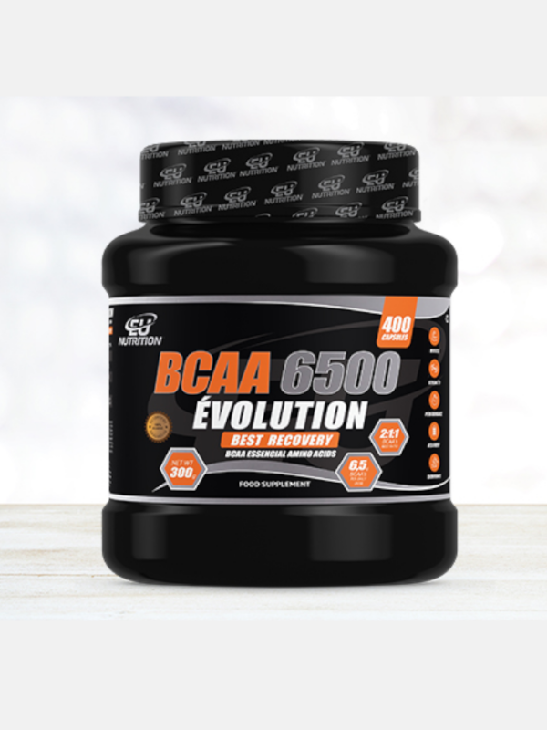 BCAA 6500 Évolution - 400 cápsulas - EU Nutrition