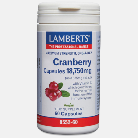 Cranberry 18750mg – 60 cápsulas – Lamberts