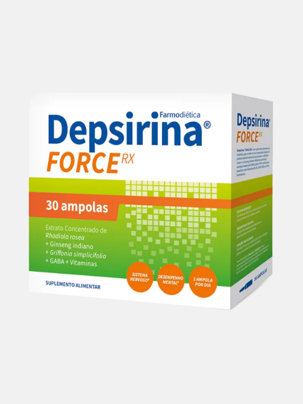 Depsirina Force RX - 30 ampolas - Farmodiética