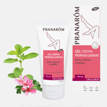 CIRCULAROM Gel Creme Pernas Leves BIO – 100ml – Pranarom