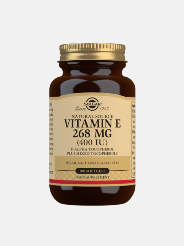 Vitamin E 268mg (400 IU) Mixed - 100 softgels - Solgar