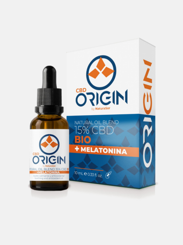 Natural Oil Blend CBD 15% + Melatonina - 10ml - Soria Natural