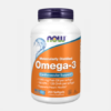 Omega-3 Fish Oil Molecularly Distilled 1000mg - 200 cápsulas - Now