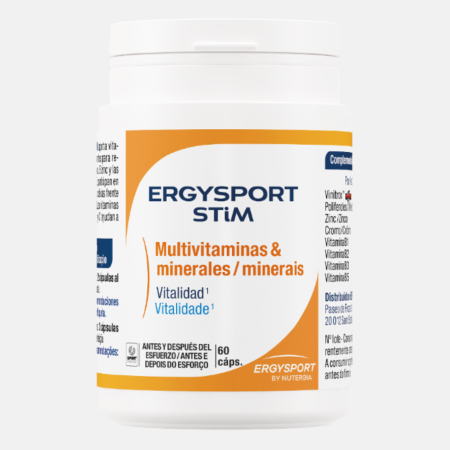 ERGYSPORT STIM – 60 cápsulas – Nutergia