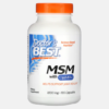 MSM with OptiMSM 1000mg - 360 cápsulas - Doctor's Best