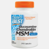 Glucosamine Chondroitin MSM with OptiMSM - 360 cápsulas - Doctor's Best