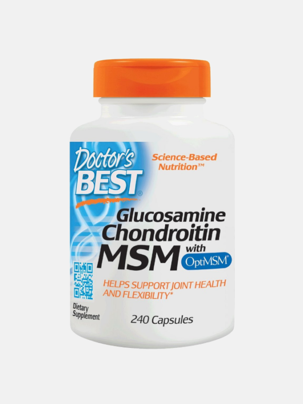 Glucosamine Chondroitin MSM with OptiMSM - 240 cápsulas - Doctor's Best