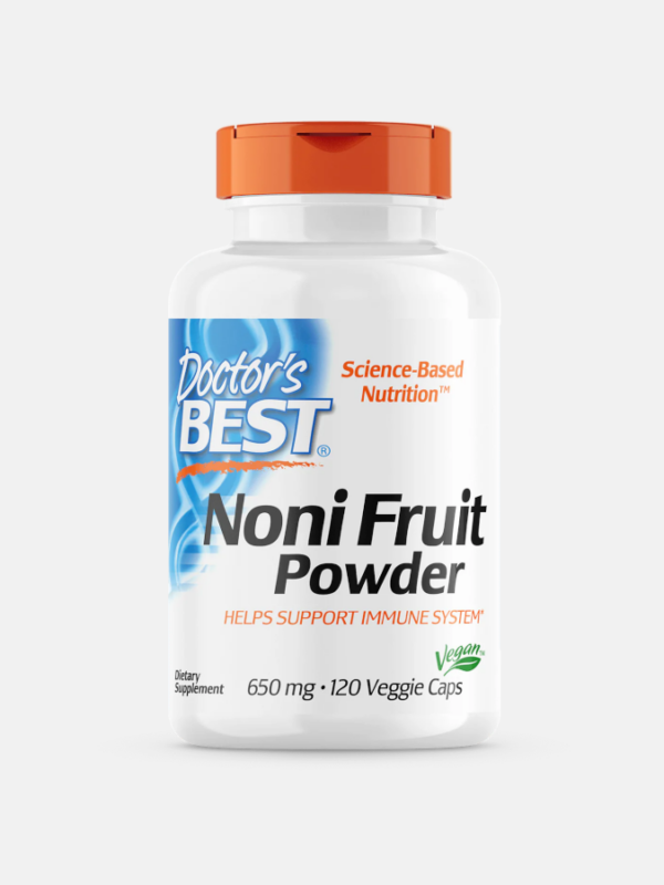 Noni Fruit Powder 650mg - 120 Veggie Caps - Doctor's Best