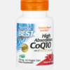 High Absorption CoQ10 with BioPerine 200mg - 180 veggie caps - Doctor's Best