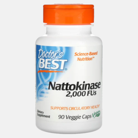 Nattokinase 2000 FUs – 90 Veggie Caps – Doctor’s Best