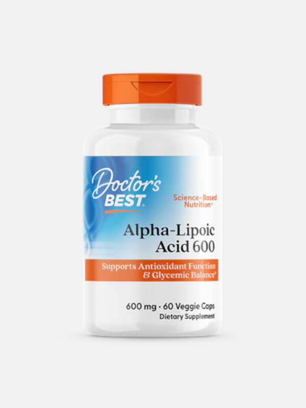 Alpha-Lipoic Acid 600mg - 60 cápsulas - Doctor's Best