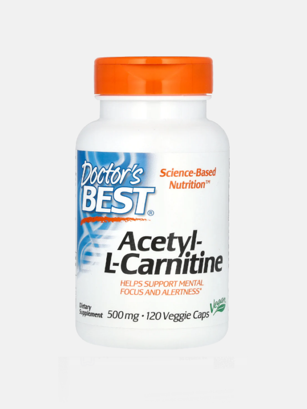 Acetyl L-Carnitine 500mg - 120 cápsulas - Doctor´s Best