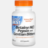 Betaine HCL Pepsin and Gentian Bitters - 360 cápsulas - Doctor's Best