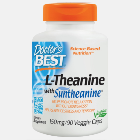 L-Theanine with Suntheanine 150mg – 90 Veggie Caps – Doctor’s Best