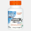 Vitamin K2 MK-7 with MenaQ7 45mcg - 180 veggie caps - Doctor's Best