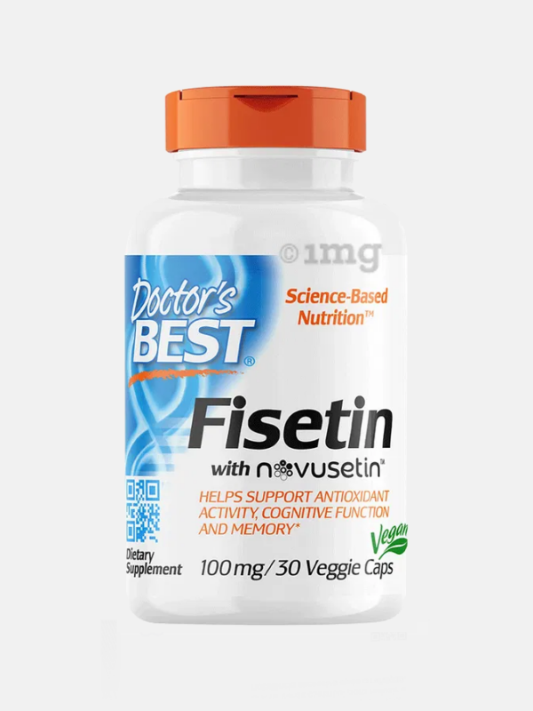 Fisetin with Novusetin 100mg - 30 cápsulas - Doctor's Best