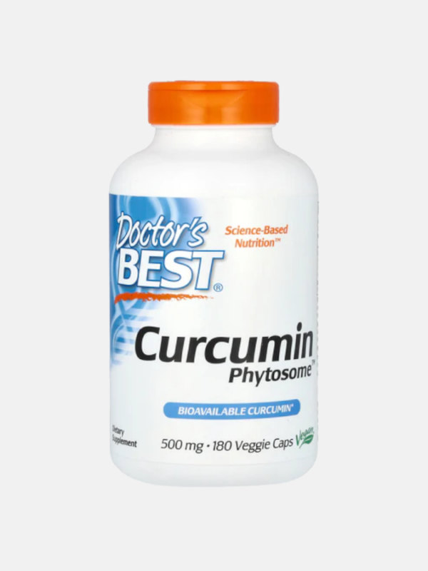 Curcumin Phytosome with Meriva 500mg - 180 cápsulas - Doctor's Best