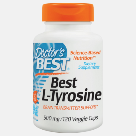 L-Tyrosine 500mg – 120 Veggie Caps – Doctor’s Best