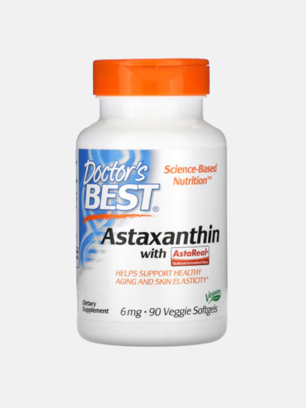 Astaxanthin with AstaReal 6mg - 90 veggie softgels - Doctor's Best