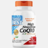 High Absorption CoQ10 with BioPerine 300mg - 90 veggie softgels - Doctor's Best