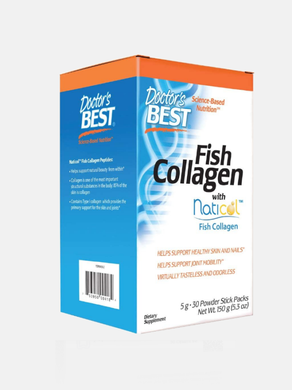 Fish Collagen with Naticol - 30 sticks - Doctor's Best