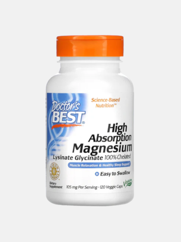 High Absorption Magnesium 105mg - 120 veggie caps - Doctor's Best