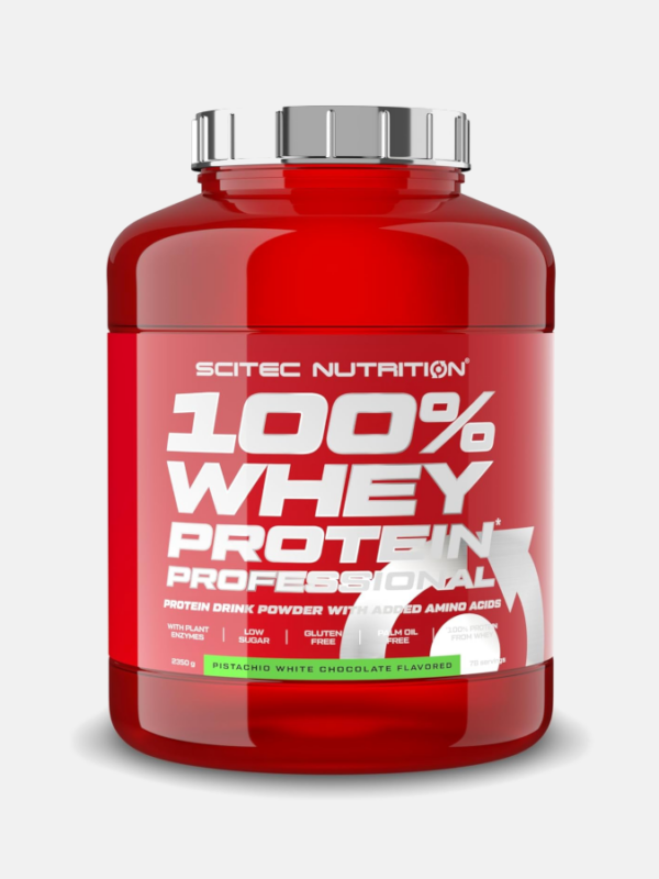 100% Whey Protein Professional Pistachio White Chocolate - 2350g - Scitec Nutrition