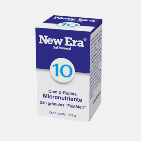 NEW ERA 10 Natrium sulfuricum – 240 grânulos