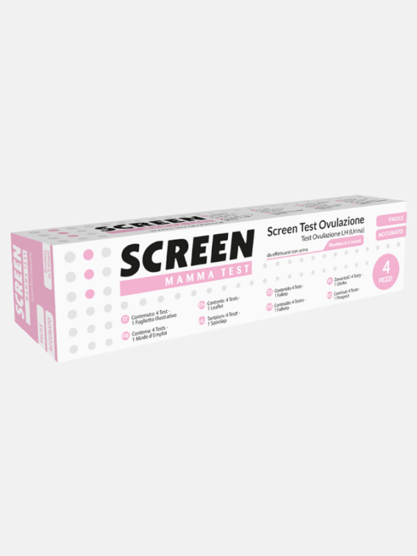 Screen Test Ovulation - 4 testes - Screen Pharma