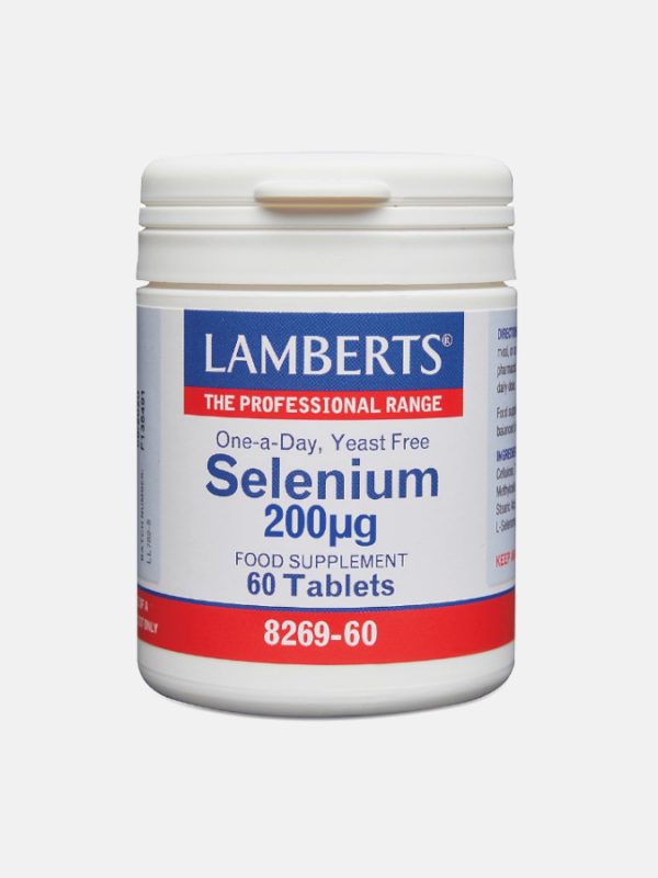 Selenium 200mcg - 60 comprimidos - Lamberts