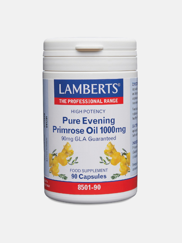 Pure Evening Primrose Oil 1000mg - 90 cápsulas - Lamberts