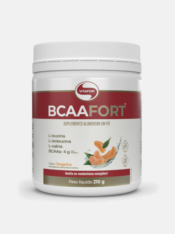 BCAA Fort Tangerina - 210g - Vitafor